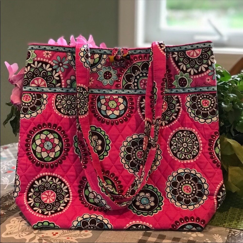 Vera Bradley Tote Cupcakes Pink